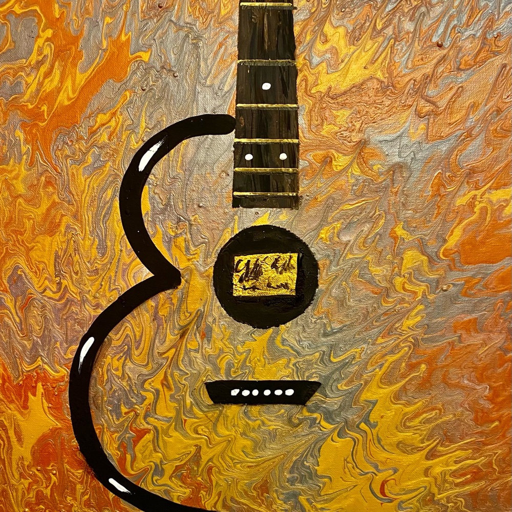 Guitar Paintings 😊 - Picture 4 of 4